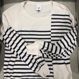 XS CAbi box stripe t. Worn once and is in like new condition.